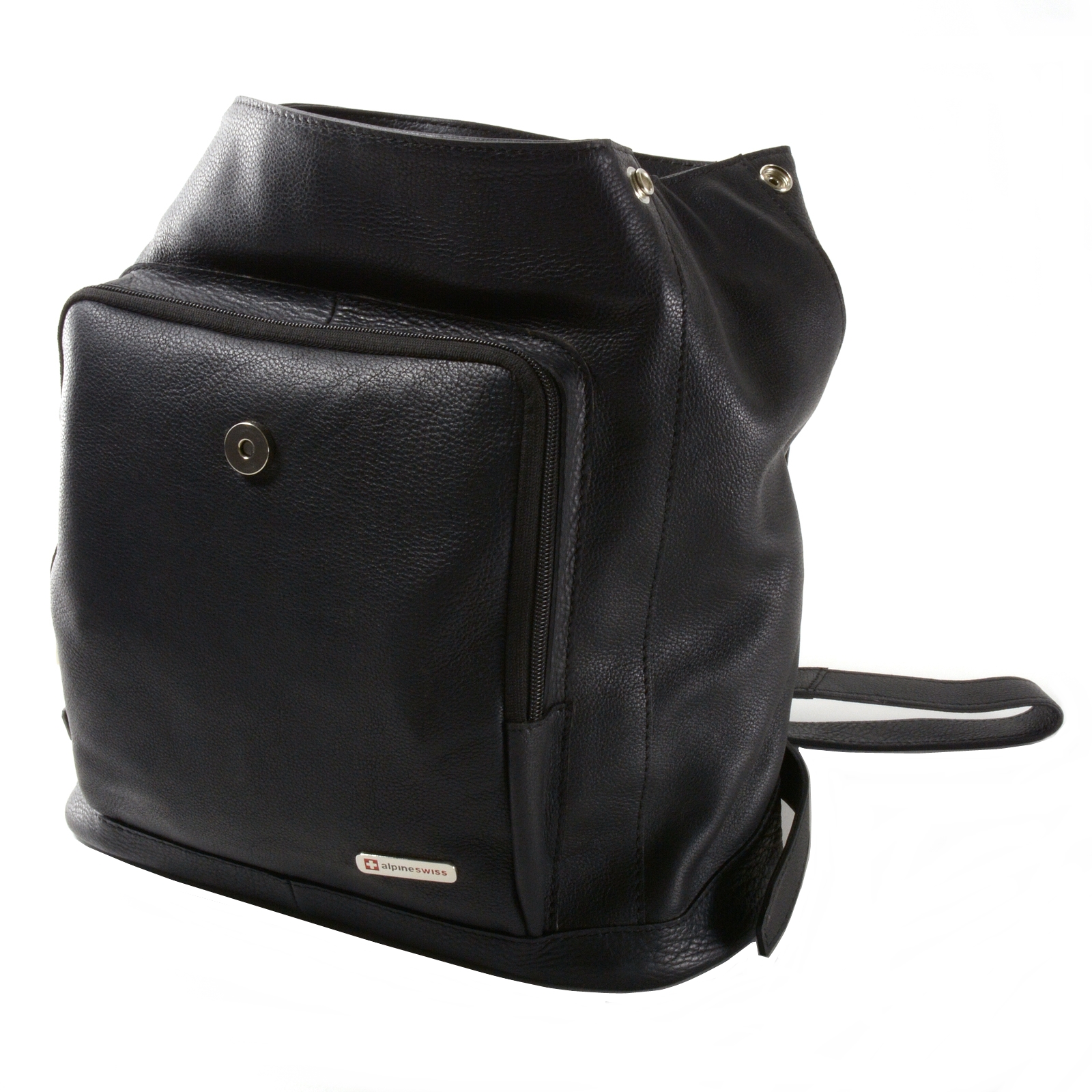 Womens Alpine Swiss Genuine Leather Backpack Purse Handbags 1 Year Mfg